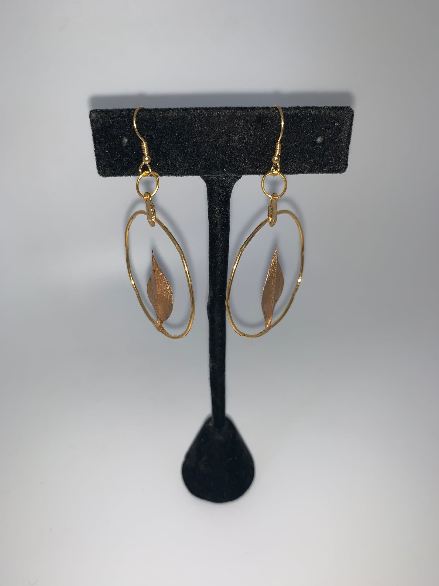 Gold Dipped Ruscus Hoops