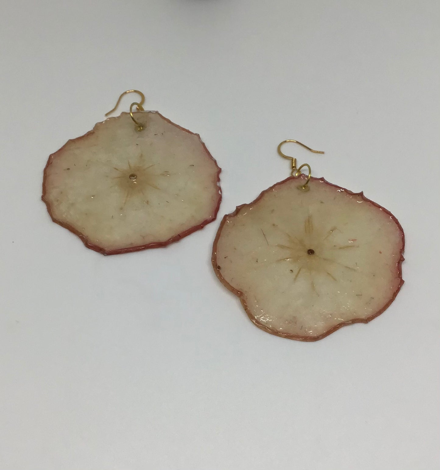 Dried Pear Slice Earrings