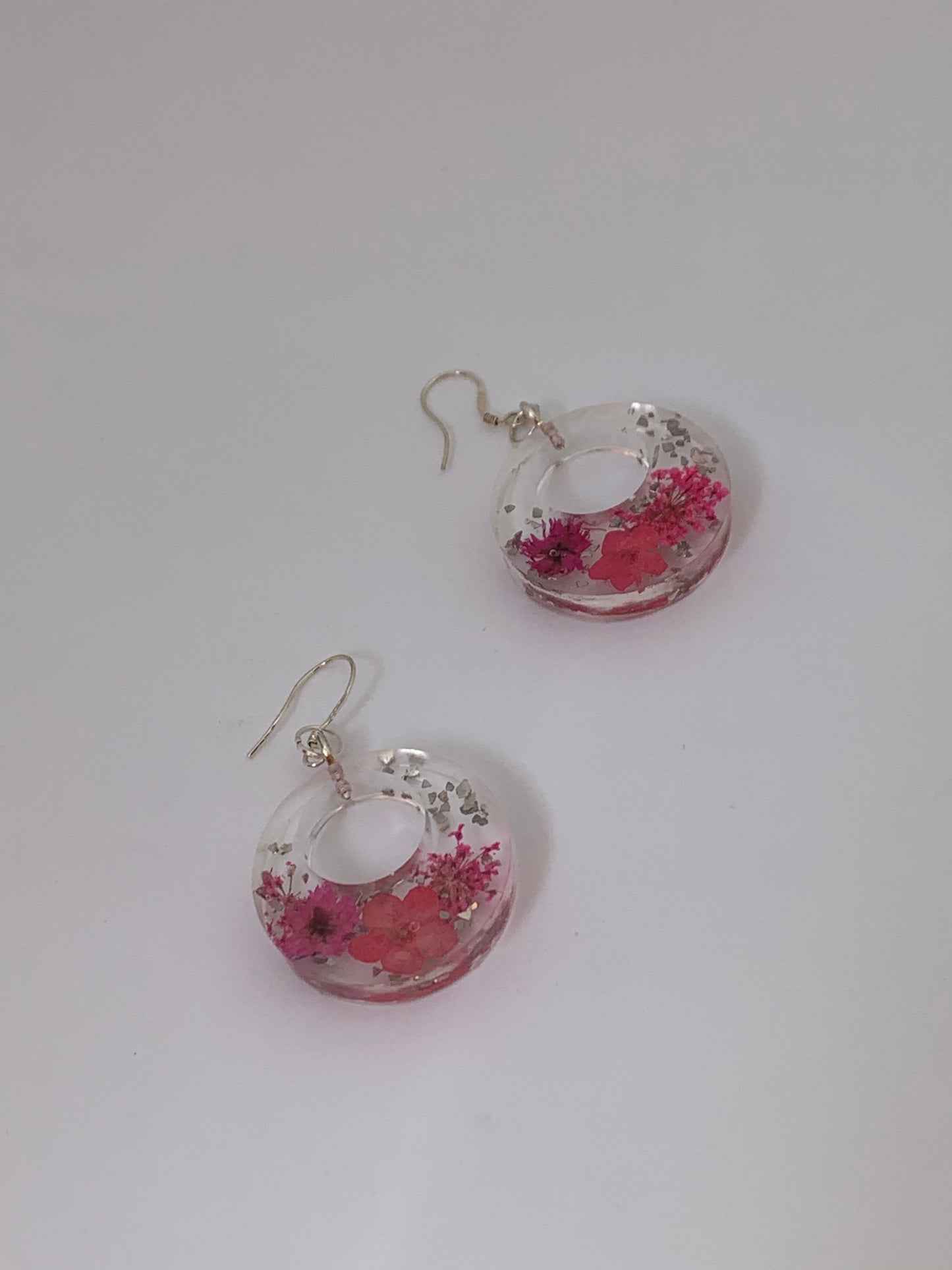 Jessamyn Pink Wild Flower Earrings
