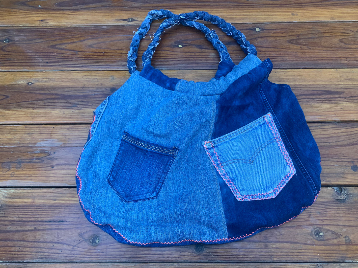 Denim Braid Purse