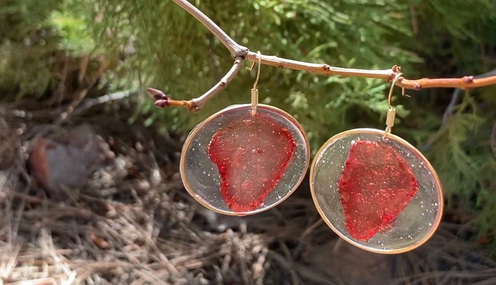 Wild Strawberry Clair Earrings