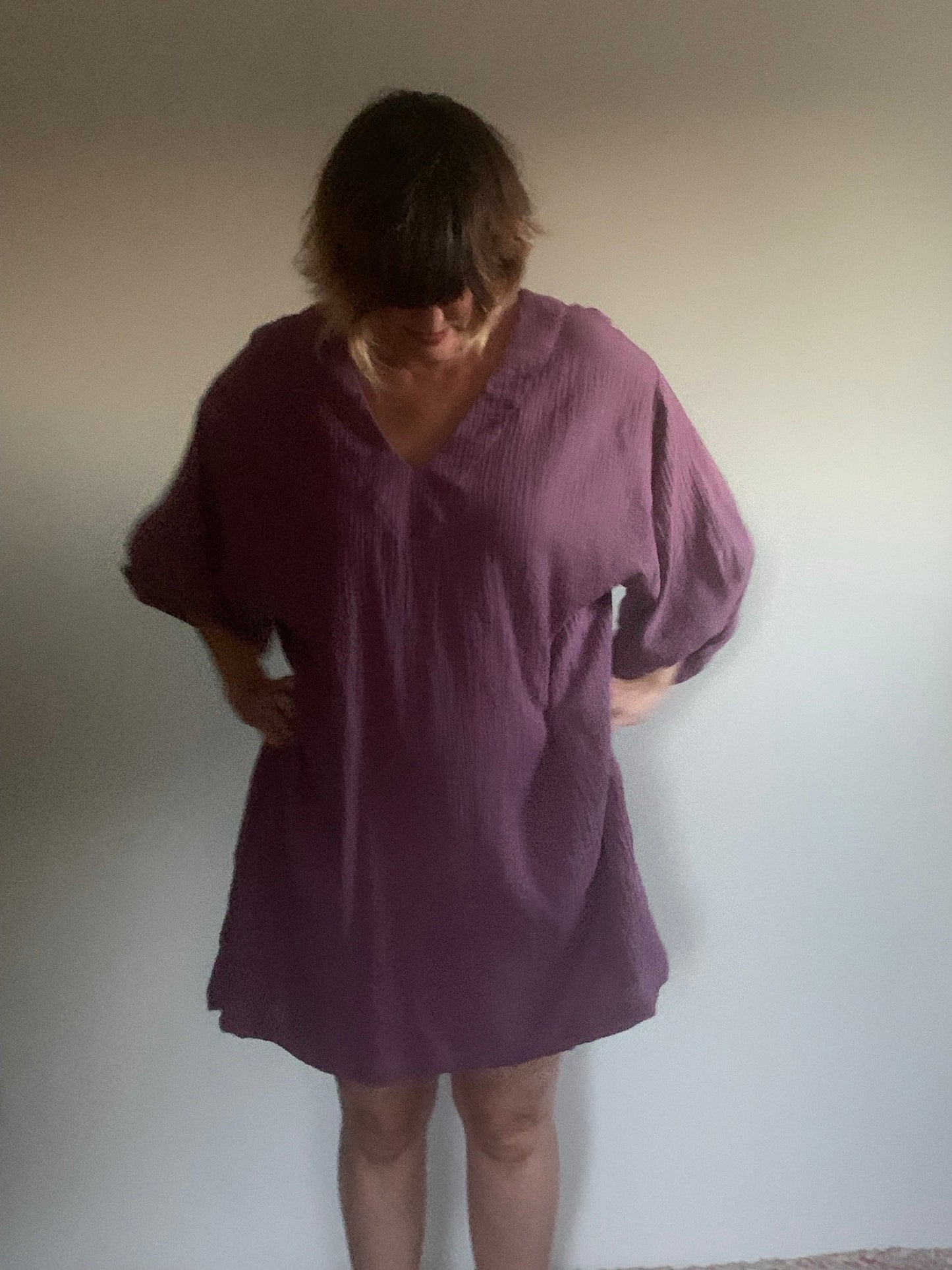 Cassie Dress Lavender- mini length