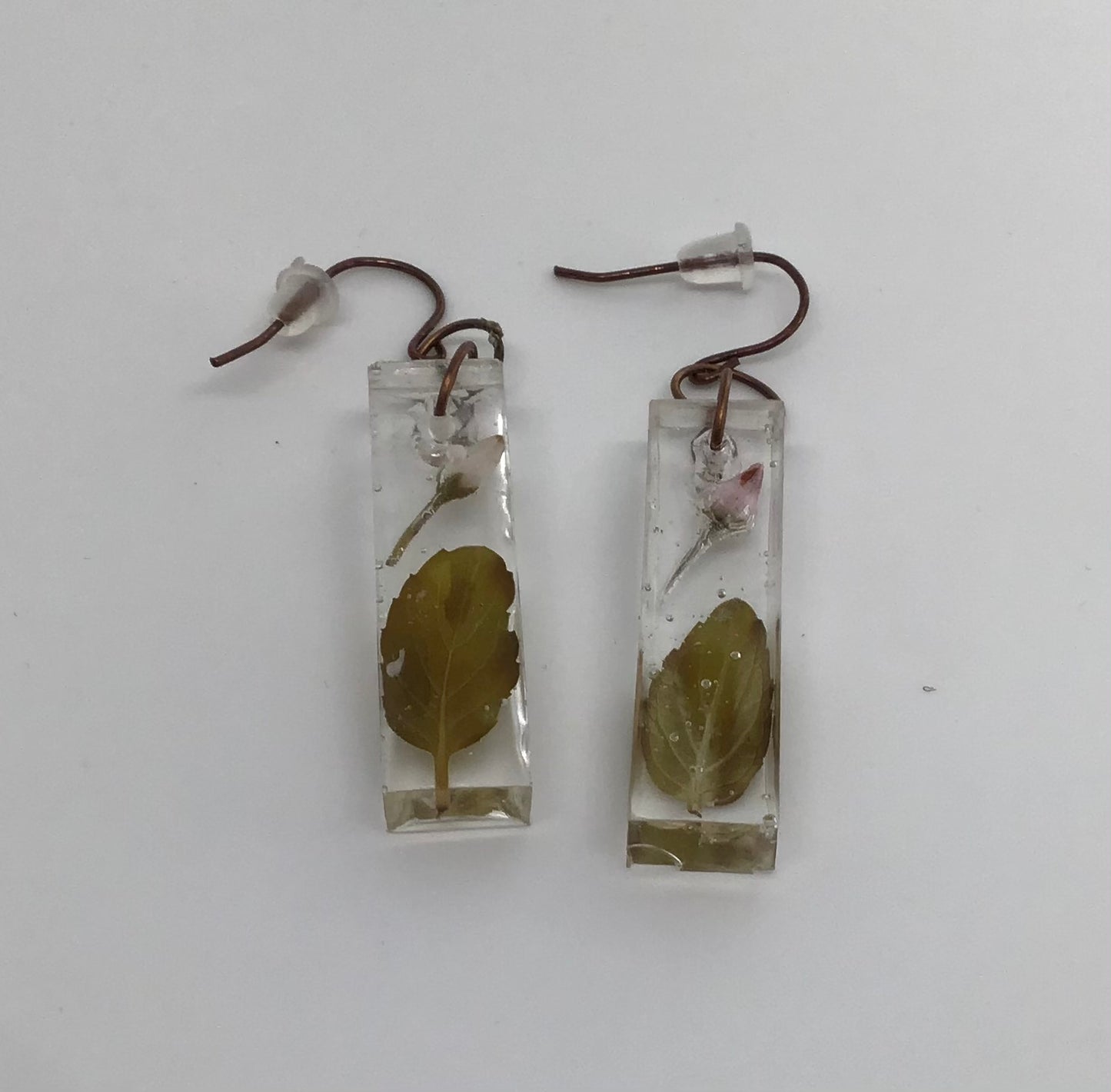 Jade Blossom Block Earrings