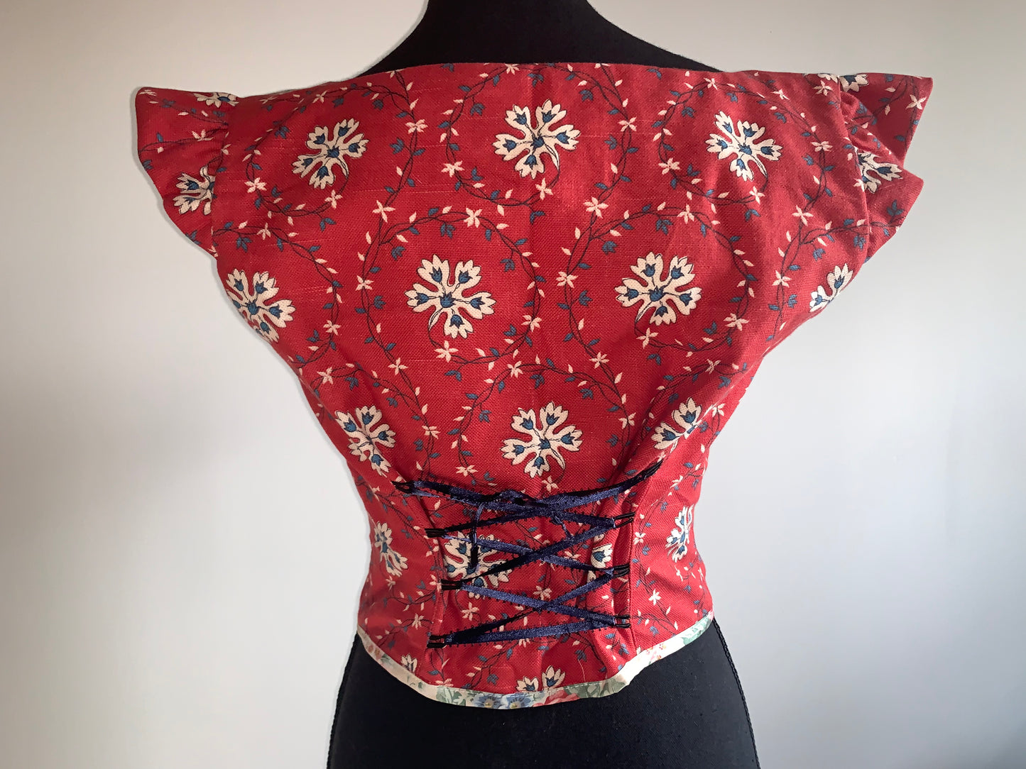 Corset Wing Sleeved Top