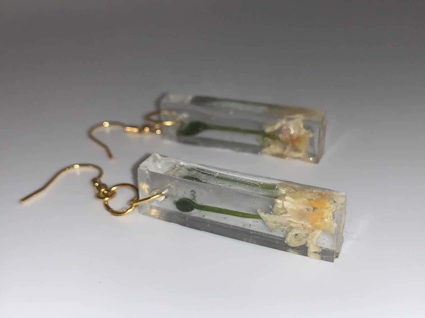 Daffodil Block Earrings