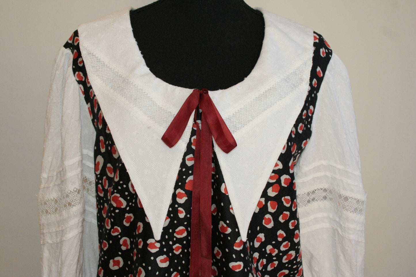 Jayne Floral Point Collar Dress