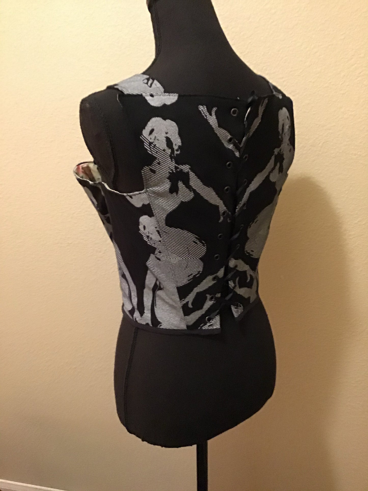 Corset Top - Lovely Lady Print